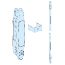 01221 - white handle + rod for Prisma P, Schneider Electric