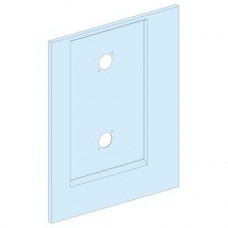 03695 - front plate for horizontal NS1600 source changeover with rotary handle, Schneider Electric