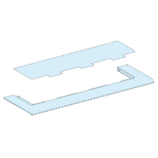 08878 - cut-out metal plate + plastic interface Prisma Pack 160 IP30, Schneider Electric