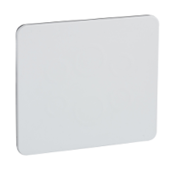 13138 - 90 x 100 mm plate - for 3 x 22 mm diameter controls, Schneider Electric
