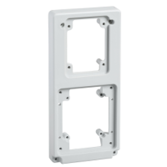 13142 - 103 x 225 mm plate - 2 openings, Schneider Electric