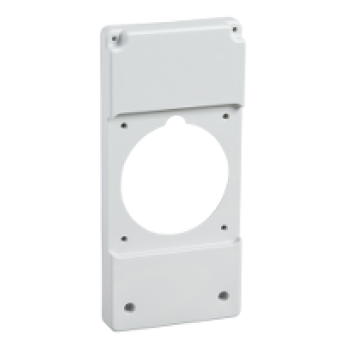 13144 - 103 x 225 mm plate - for 100 x 107 mm outlet, Schneider Electric