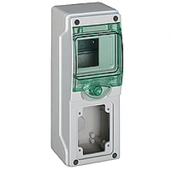 13175 - Kaedra - for power outlet - 1 openings - 1 x 4 modules, Schneider Electric