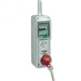 13185 - Kaedra - for power outlet - 1 openings - 1 x 5 modules, Schneider Electric