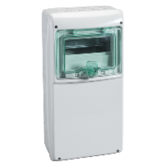 13190 - Kaedra - versatile for power outlet - 1 x 8 modules - 236 x460 mm, Schneider Electric