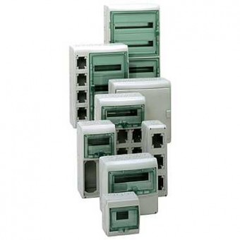 13191 - Kaedra - versatile for power outlet - 1 x 12+1 modules - 340 x 335 mm, Schneider Electric