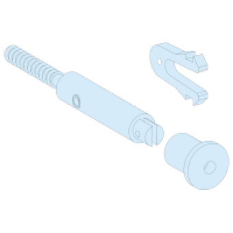 13947 - sealing kit - 2 screws and 4 fasteners, Schneider Electric