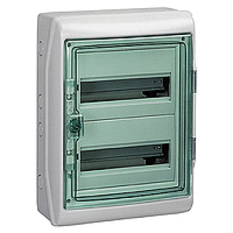 13983 - Kaedra - for modular device - 2 x 12 modules - 1+1 terminal blocks, Schneider Electric