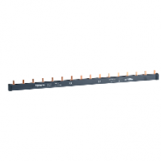 14812 - Acti 9 - comb busbar cut - 2P - type 2L - 27 mm pitch - 24 modules - 125A, Schneider Electric