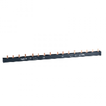 14814 - Acti 9 - comb busbar cut - 4P - type N+3L - 27 mm pitch - 24 modules - 125A, Schneider Electric