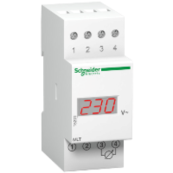 15201 - modular digital voltmeter iVLT - 230V - 0..600V, Schneider Electric