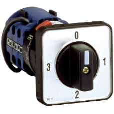 16017 - cam ammeter switch CMA - 3L-N - 90° - 20 A - for Ø 22.3 mm, Schneider Electric