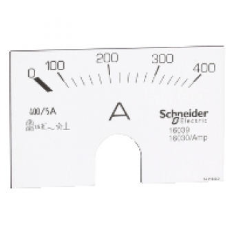 16039 - analogammeterscale-0..400A, Schneider Electric