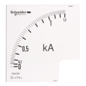 16084 - ammeter dial PowerLogic - 1.3 In - ratio 1000/5 A, Schneider Electric