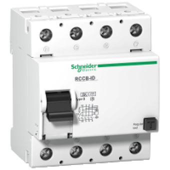 16765 - residual current circuit breaker ID - 4 poles - 125 A - class B 300 mA S, Schneider Electric