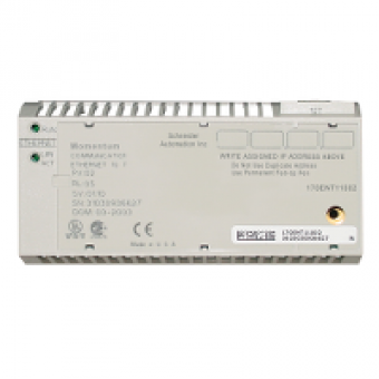 170ENT11002 - Modicon Momentum - Ethernet communication adaptor - 10 Mbit/s, Schneider Electric