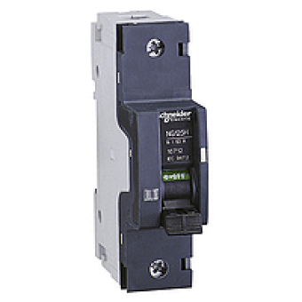 18708 - NG125 - circuit breaker - NG125H - 1P - 25A - C curve, Schneider Electric