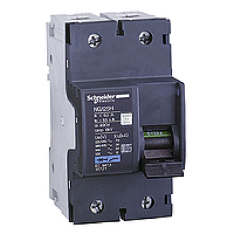 18720 - NG125 - circuit breaker - NG125H - 2P - 50A - C curve, Schneider Electric