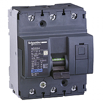 18723 - NG125 - circuit breaker - NG125H - 3P - 10A - C curve, Schneider Electric