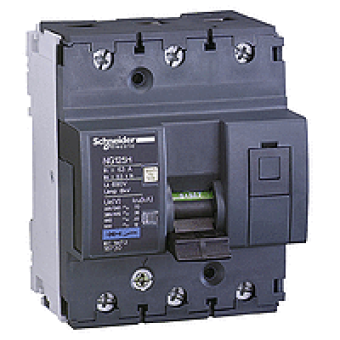 18724 - NG125 - circuit breaker - NG125H - 3P - 16A - C curve, Schneider Electric