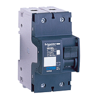 18750 - NG125 - circuit breaker - NG125L - 2P - 10A - B curve, Schneider Electric