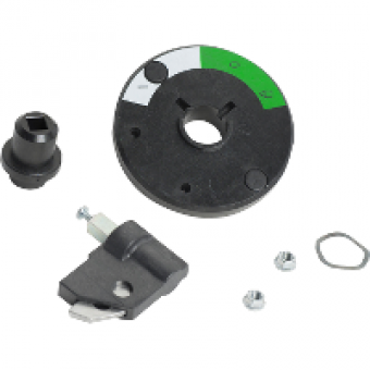 27048 - Front side rotary handle C60 / 120 and NC45 / 100 / 125 - black handle, Schneider Electric