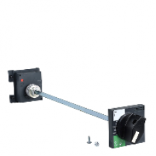 28052 - Front rotary handle NS 80 - black handle, Schneider Electric