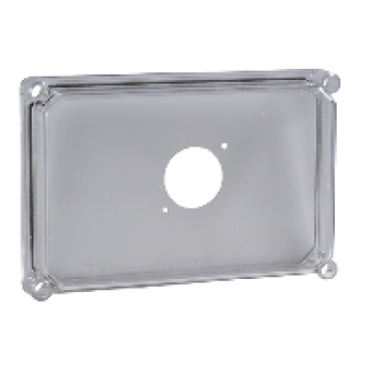 28967 - weatherproof enclosure - black handle - plastic, Schneider Electric
