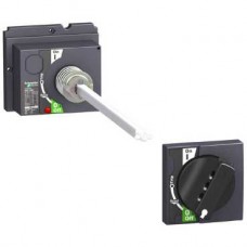 29338 - Front rotary handle NS 100..250 - black handle, Schneider Electric