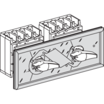 31074 - interlocking - for devices with direct/extended rotary handle - 320...630 A, Schneider Electric