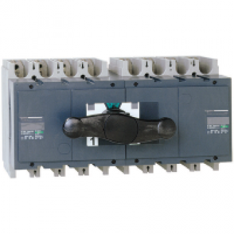 31153 - manual source changeover switch INS500 - 4 poles - 500 A, Schneider Electric