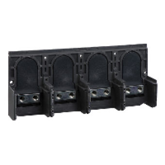31308 - base for terminal shields - 4 poles - for INS/INV630b..1600, Schneider Electric
