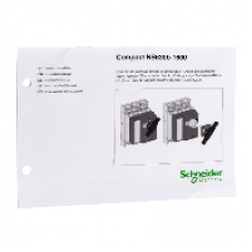 33150 - instruction manual - for NS1600 rotary handle and accessories, Schneider Electric