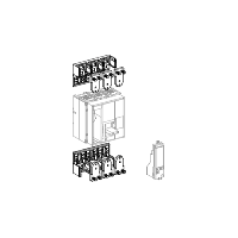 33226 - circuit breaker Compact NS630bL - 630 A - 4 poles - fixed - without trip unit, Schneider Electric