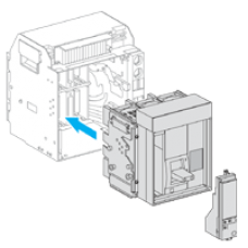 33336 - circuit breaker Compact NS800L - 800 A - 4 poles - drawout - without trip unit, Schneider Electric