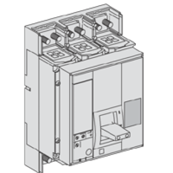 33367 - circuit breaker Compact NS1600N - Micrologic 5.0 A - 1600 A - 4 poles 4t, Schneider Electric