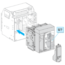 33386 - circuit breaker Compact NS800L - 800 A - 4 poles - drawout - without trip unit, Schneider Electric