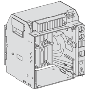 33722 - chassis for drawout NT / NS630b..1250 - 3 poles - 1250 A, Schneider Electric