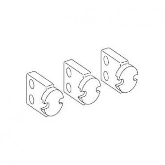 33730 - rear connection downside vertical mounting - 3 poles - for NS 630b..1600 cradle, Schneider Electric