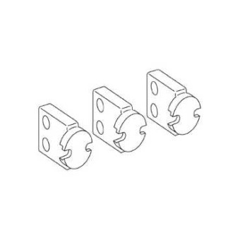 33732 - rear connection downside mounting - 3 poles - for NS 630b..1600 cradle, Schneider Electric