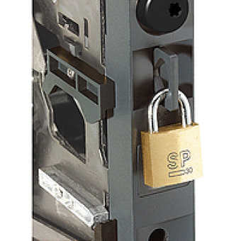 33778 - Ronis lock+adaptation kit - for NT chassis - disconnected position - 2 dif keys, Schneider Electric