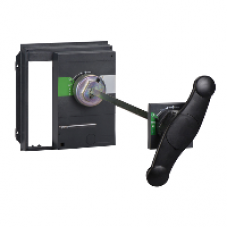 33878 - Front rotary handle - black handle - for NS 630b..1600, Schneider Electric