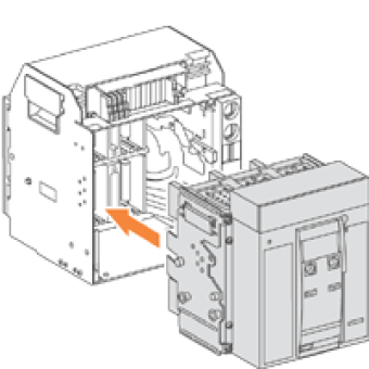 47253 - switch-disconnector Masterpact NT10HA - 1000 A - 690 V - 4 poles - drawout, Schneider Electric 47253 - switch-disconnector Masterpact NT10HA - 1000 A - 690 V - 4 poles - drawout, Schneider Electric