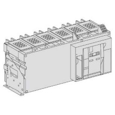 48106 - circuit breaker Masterpact NW40bH1 - 4000 A - 3 poles - fixed - w/o trip unit, Schneider Electric
