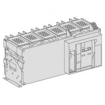 48113 - circuit breaker Masterpact NW50H2 - 5000 A - 3 poles - fixed - w/o trip unit, Schneider Electric