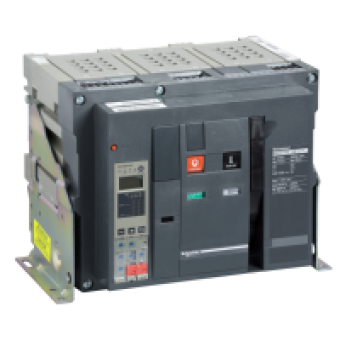 48313 - circuit breaker Masterpact NW32H2 - 3200 A - 3 poles - drawout - w/o trip unit, Schneider Electric