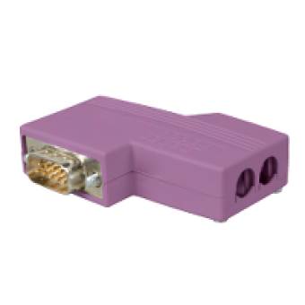 490NAD91103 - Profibus DP connector with terminator - for communication adaptor, Schneider Electric