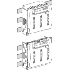 49820 - Fuse switch disconnector body ISFT - 3Poles 3 F - DIN NH2 - 400 A, Schneider Electric
