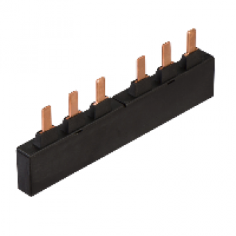 49861 - comb busbar to supply 2 devices 3 poles - for ISFT100, Schneider Electric