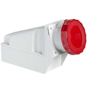 81194 - PratiKa industrial socket - 125 A - 3P + E - 380...415 V AC - IP67, Schneider Electric